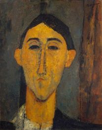 Portrait of Mateo Ruiz de Alegria, c.1915/16 by Modigliani | Painting Reproduction