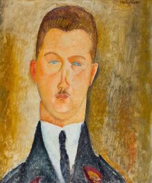Dr François Brabander, 1918 by Modigliani | Painting Reproduction