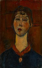 Portrait of Madame Dorival, c.1916 by Modigliani | Painting Reproduction