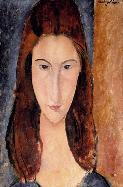 Porträt eines jungen Mädchens, c.1917/18 | Modigliani | Gemälde Reproduktion