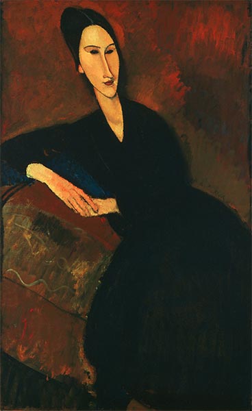 Anna Zborowska, 1917 | Modigliani | Painting Reproduction