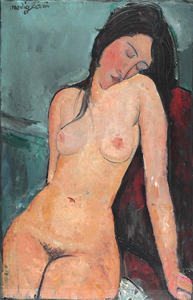 weiblicher Akt | Modigliani | Gemälde Reproduktion