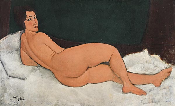 Reclining Nude, 1917 | Modigliani | Painting Reproduction
