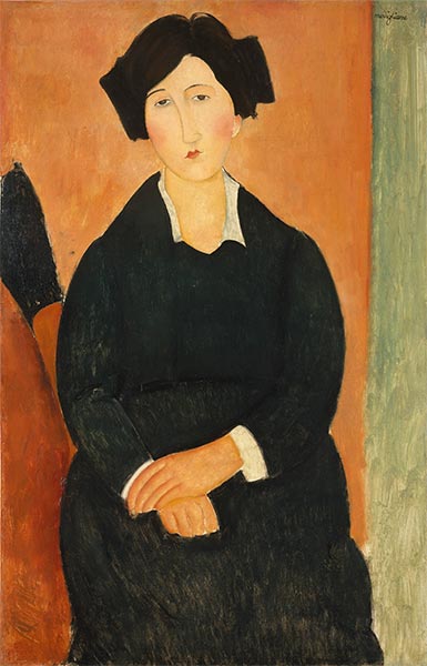 The Italian Woman, c.1918/19 by Modigliani | Painting Reproduction