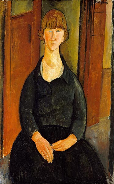 Blumenverkäufer | Modigliani | Gemälde Reproduktion