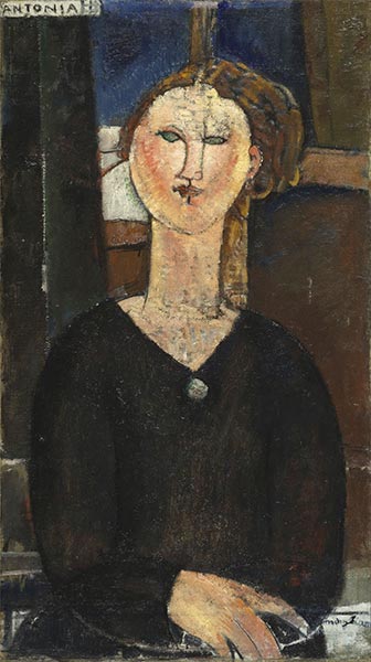 Antonia, c.1915 by Modigliani | Painting Reproduction