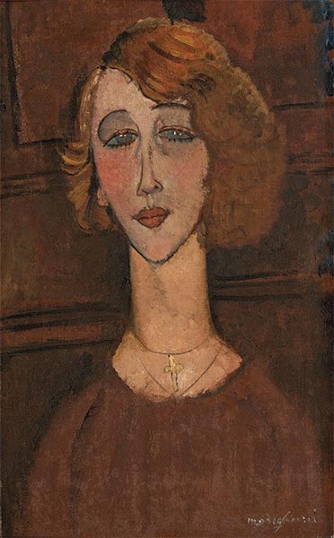 Renée, 1917 | Modigliani | Gemälde Reproduktion