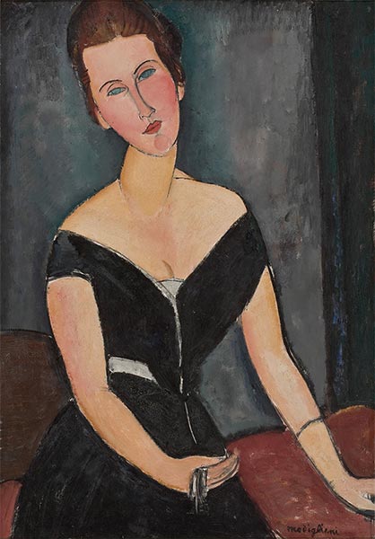 Madame G. van Muyden | Modigliani | Gemälde Reproduktion
