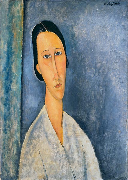 Madame Zborowska, 1918 | Modigliani | Painting Reproduction
