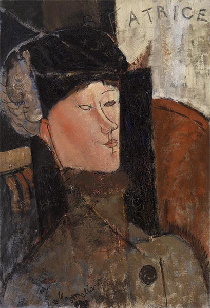 Beatrice, 1916 | Modigliani | Painting Reproduction