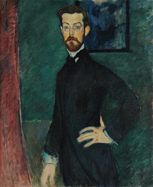 Portrait of Dr. Paul Alexandre, 1909 | Modigliani | Painting Reproduction