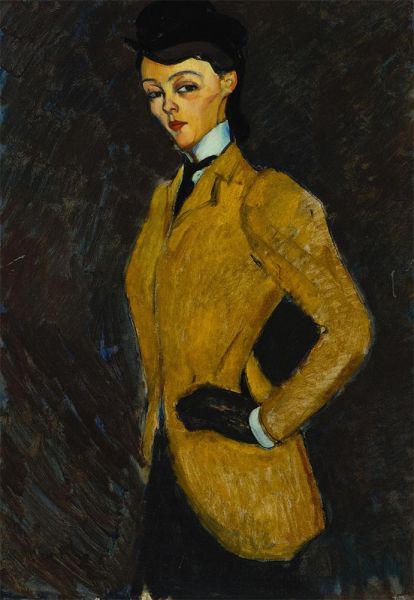 The Amazon, 1909 by Modigliani | Painting Reproduction