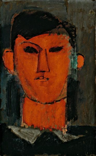 Porträt von Picasso, c.1914/15 | Modigliani | Gemälde Reproduktion