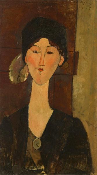 Beatrice Hastings, 1915 | Modigliani | Gemälde Reproduktion