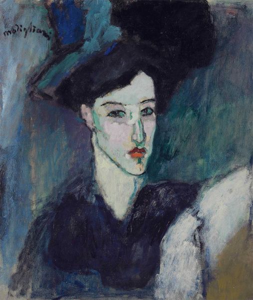 Die Jüdin, c.1907/08 von Modigliani | Gemälde-Reproduktion