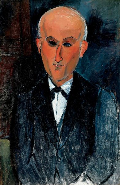 Max Jacob, c.1916/17 | Modigliani | Painting Reproduction