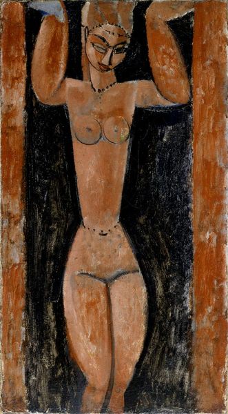 Caryatid, c.1911/13 | Modigliani | Painting Reproduction