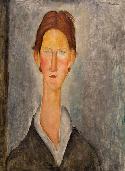 Porträt einer Studentin | Modigliani | Gemälde Reproduktion