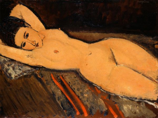 Liegender Akt, 1916 | Modigliani | Gemälde Reproduktion