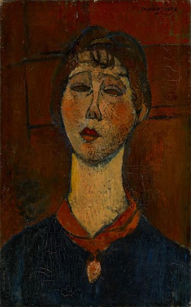 Porträt Frau Dorival, c.1916 | Modigliani | Gemälde Reproduktion