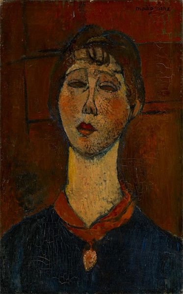 Porträt von Madame Dorival | Modigliani | Gemälde Reproduktion