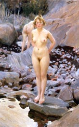 Helga, 1917 von Anders Zorn | Gemälde-Reproduktion