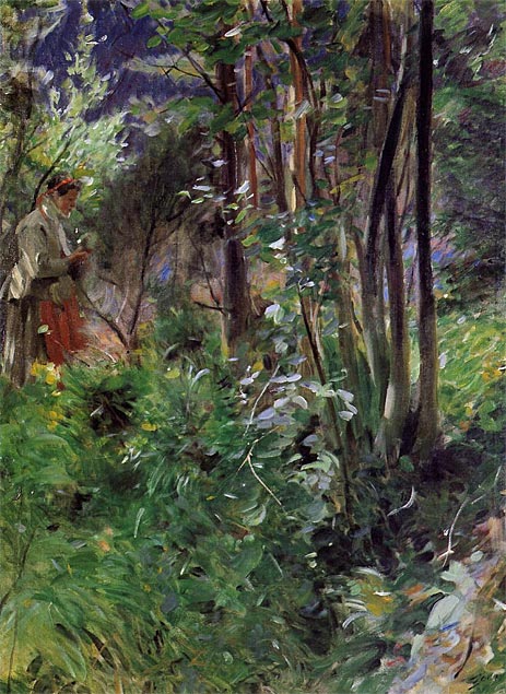 A Woman in a Forest, 1907 | Anders Zorn | Gemälde Reproduktion