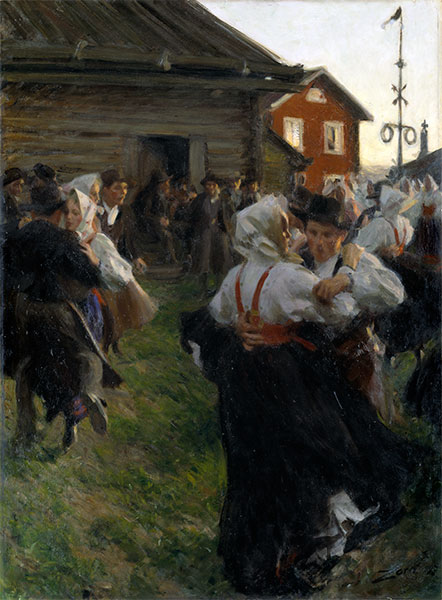 Hochsommer Tanz, 1897 | Anders Zorn | Gemälde Reproduktion