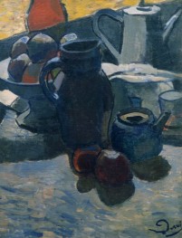 Still Life with Blue Pot | André Derain | Painting Reproduction