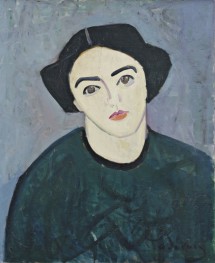 Madame Derain in Green | André Derain | Painting Reproduction