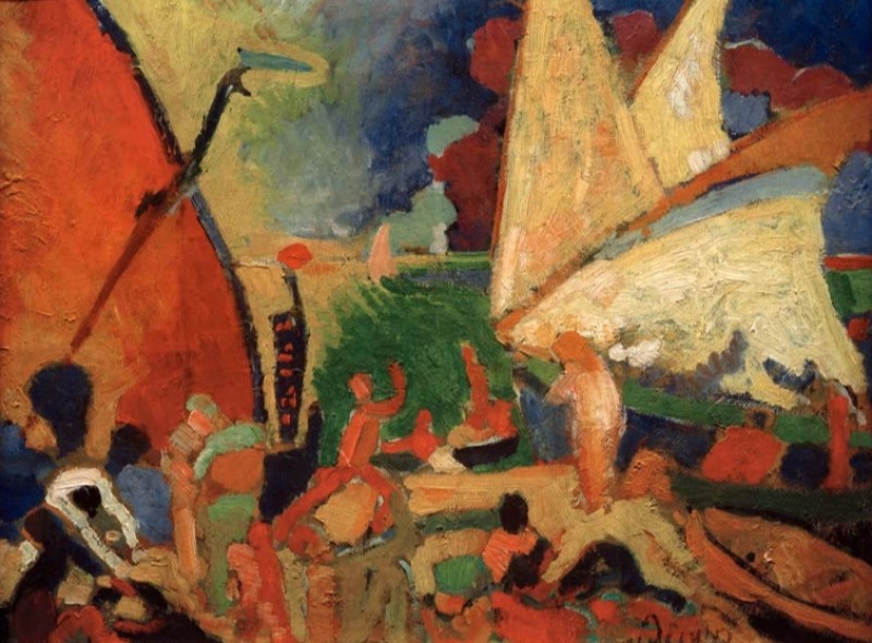 Sailing Boats in Collioure, 1905 | André Derain