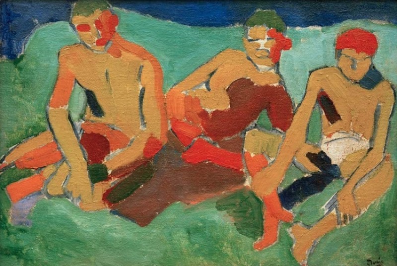 Three Figures Sitting on the Grass, 1906 | André Derain