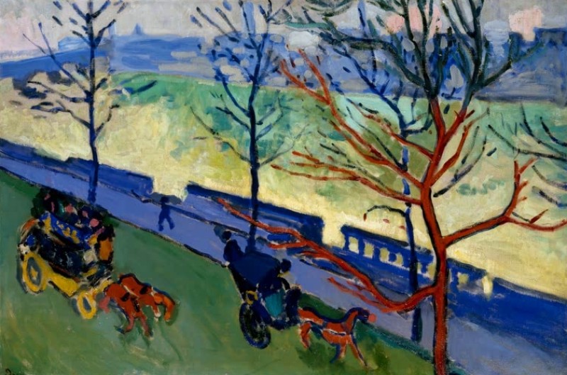 The Thames Embankment, London, n.d. | André Derain