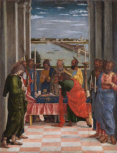 Death of the Virgin, c.1462 | Mantegna | Gemälde Reproduktion