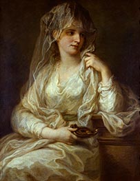 Portrait of a Lady as a Vestal Virgin, c.1781/82 by Angelica Kauffmann | Painting Reproduction