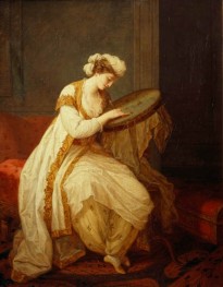 Die morgendliche Beschäftigung der Stickerin | Angelica Kauffmann | Gemälde Reproduktion