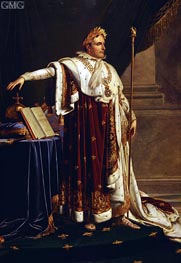Napoleon I. in Krönungsgewändern | Girodet de Roussy-Trioson | Gemälde Reproduktion