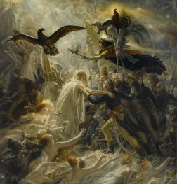 Apotheosis of the French Heros who Died for the Homeland during the Liberte War, c.1800 by Girodet de Roussy-Trioson | Painting Reproduction