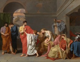 Coriolanus Taking Leave of his Family | Girodet de Roussy-Trioson | Painting Reproduction