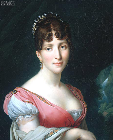 Hortense de Beauharnais, 1808 | Girodet de Roussy-Trioson | Painting Reproduction