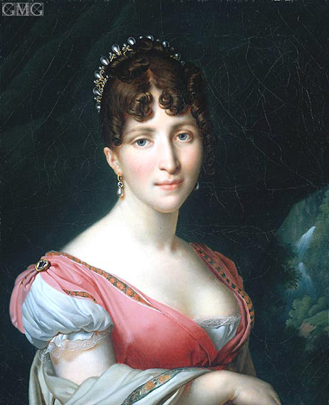 Hortense de Beauharnais | Girodet de Roussy-Trioson | Gemälde Reproduktion