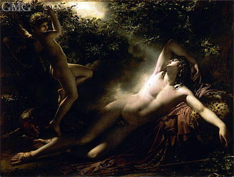 The Sleep of Endymion, 1783 | Girodet de Roussy-Trioson | Painting Reproduction