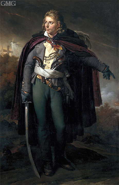Portrait of Jacques Cathelineau commander of the Vendee, c.1816/24 | Girodet de Roussy-Trioson