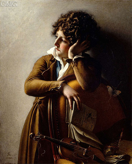 Portrait of Benoit-Agnes Trioson, 1800 | Girodet de Roussy-Trioson