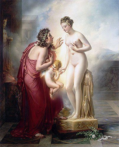Pygmalion and Galatea, c.1813/19 | Girodet de Roussy-Trioson | Painting Reproduction