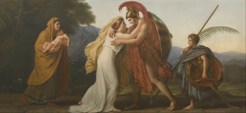 The Return of the Warrior, 1813-1814 | Girodet de Roussy-Trioson