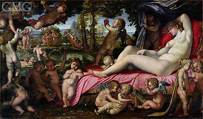 The Sleep of Venus, n.d. by Annibale Carracci | Painting Reproduction