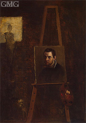 Self-Portrait, c.1604 by Annibale Carracci | Painting Reproduction