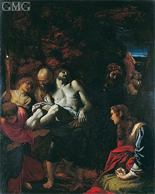 The Burial of Christ, 1595 by Annibale Carracci | Painting Reproduction
