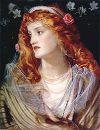 Portrait of a Woman with Red Hair, undated von Sandys | Gemälde-Reproduktion